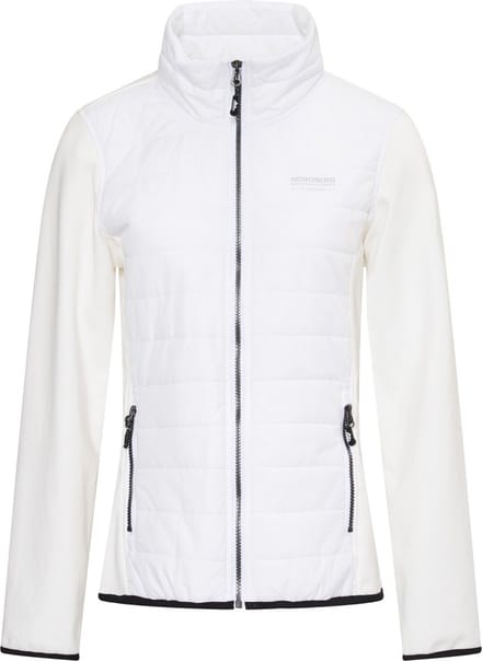Nordberg Trine Fleece Vest Dames - White - Maat S