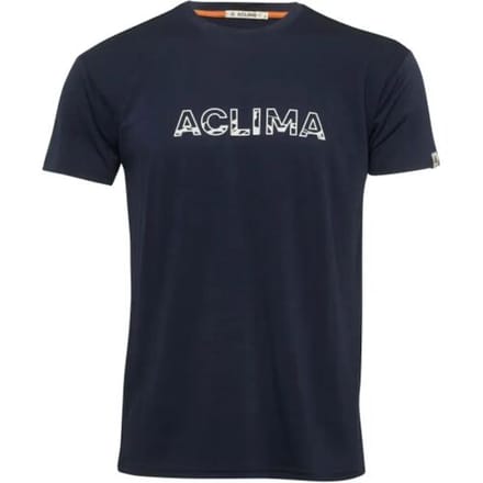 Aclima Lightwool Tee Logo W (Maat - XL, Kleur - Navy Blazer)