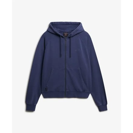 Dames hoodie met rits en geverfd logo Superdry Essential