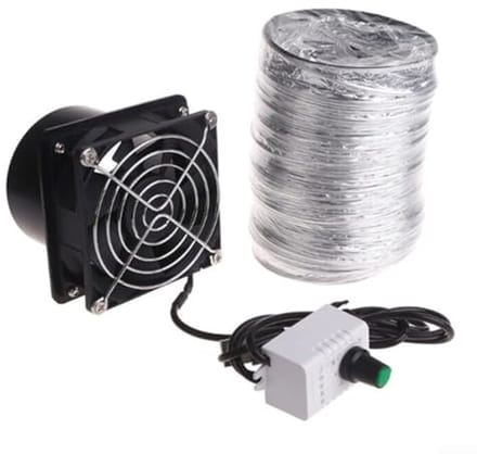 Verstelbare Snelheid Rookabsorberende Afvoerventilator met USB en 6 meter Pijp voor Schone Lucht