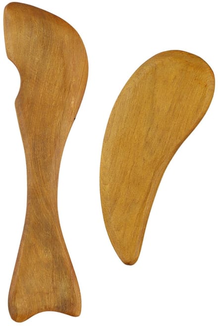 Dailygoods- Gua Sha Massageapparaat - Houten Scraping Board - 2 Stuks