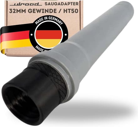 Stofzuigerslang Adapter naar HT50 Buis DN50 voor Werkplaatsafzuiging