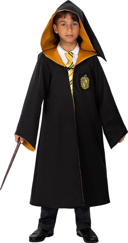 FUNIDELIA Replica Hufflepuff Badjas Voor Diamond Edition - Maat: 97 - 104 cm