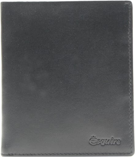 Esquire Portemonnee New Silk Wallet Black Zwart