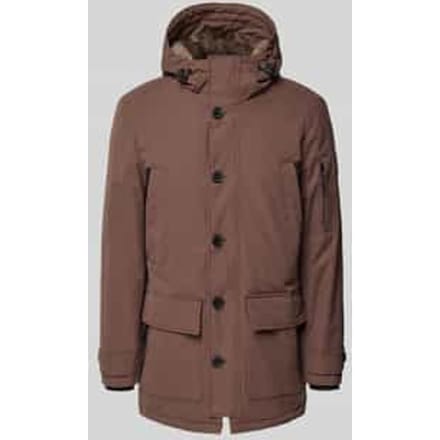Regular fit parka met capuchon