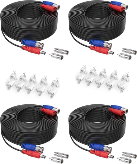IP Camera - Bewakingscamera Wifi - Huis Beveiligen - Optische Zoom - 4* cable zwart