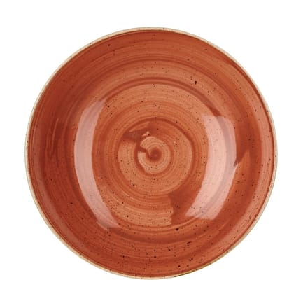 Churchill Stonecast Spiced Orange Evolve Coupe Kom 24.8cm (12 stuks)