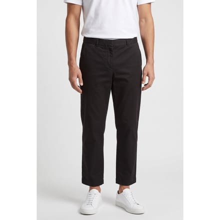 ARKET Elmo Cotton Str Black Maat: 34 | Pantalons Outlet | Dames | Zwart