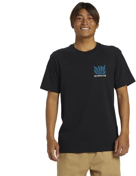 Quiksilver Natural Forms T-shirt Met Korte Mouwen Zwart S Man