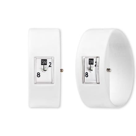 TOO LATE - siliconen horloges - Analog - White - Polsmaat M