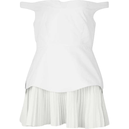 Odd Muse Dames Exclusieve No.1 Bardot Mini Jurk (Wit)