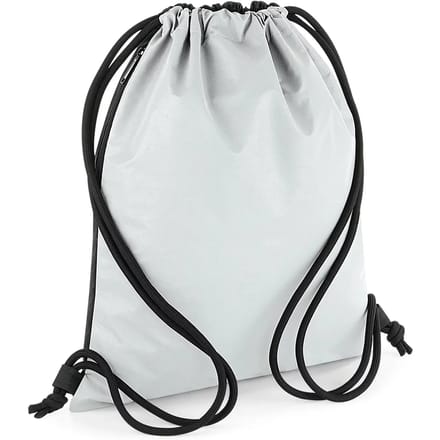 Reflective Gymsac BagBase - 11 Liter Silver