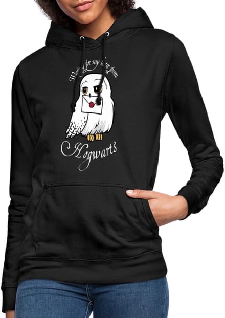 Harry Potter Hedwig Met Brief Waiting For My Letter Hoodie Dames