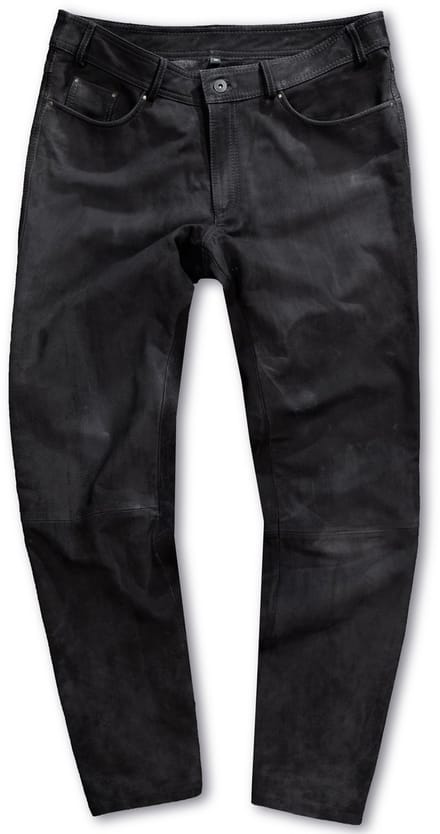 JP 1880 - Heren - leren broek regular fit 5-pocket buffelleer - Bruin - Maat 62