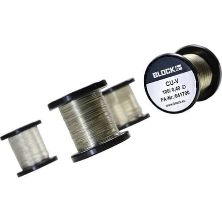 BLOCK Koperdraad Buitendiameter (excl. isolatielak): 1 mm 11 m 0.10 kg