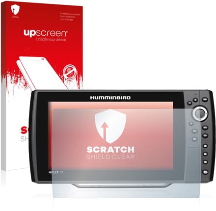 upscreen - Screenprotector voor Humminbird Helix 10 - Folie Beschermfolie transparant