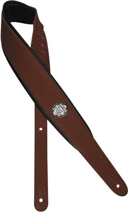 Gitaarband - Gaucho GST-314-DBR - Padded Series - Donkerbruin