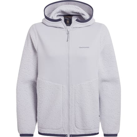 Craghoppers Dames/Dames Telesto Fleece Jas met Capuchon (Maangrijs)