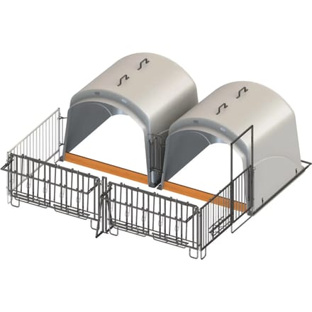 Verzinkt versterkingsframe Kerbl CalfHouse Premium