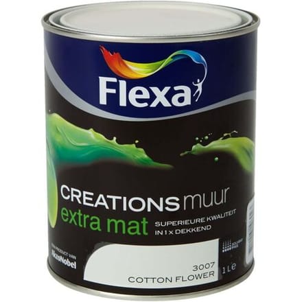 Flexa - Creations Muurverf Extra Mat - Cotton Flower - 1 L