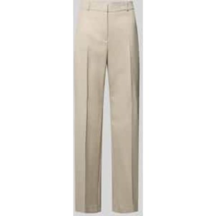 Broek van viscosemix met persplooien