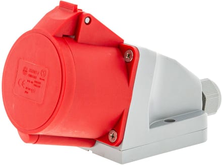 Wandcontactdoos - 5-Pen - 400V - 32A - CE keuring - Fluxon