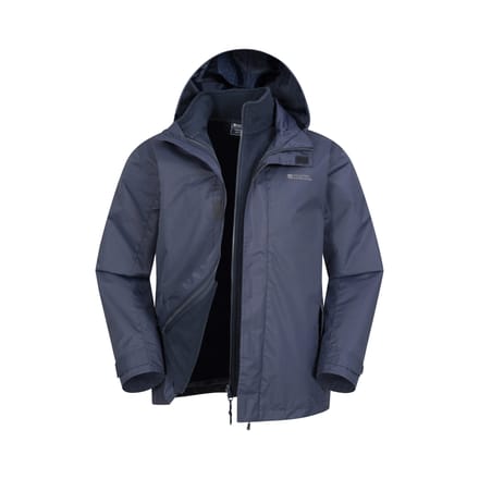 Mountain Warehouse Heren Fell II 3 in 1 jas (Marine)