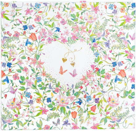 GOLDBUCH - Gastenboek Charming Heart – 24×22 cm – 100 pagina’s