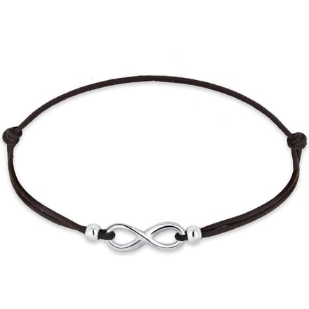 Elli Armbanden infinity trend symbool elastisch 925 zilver
