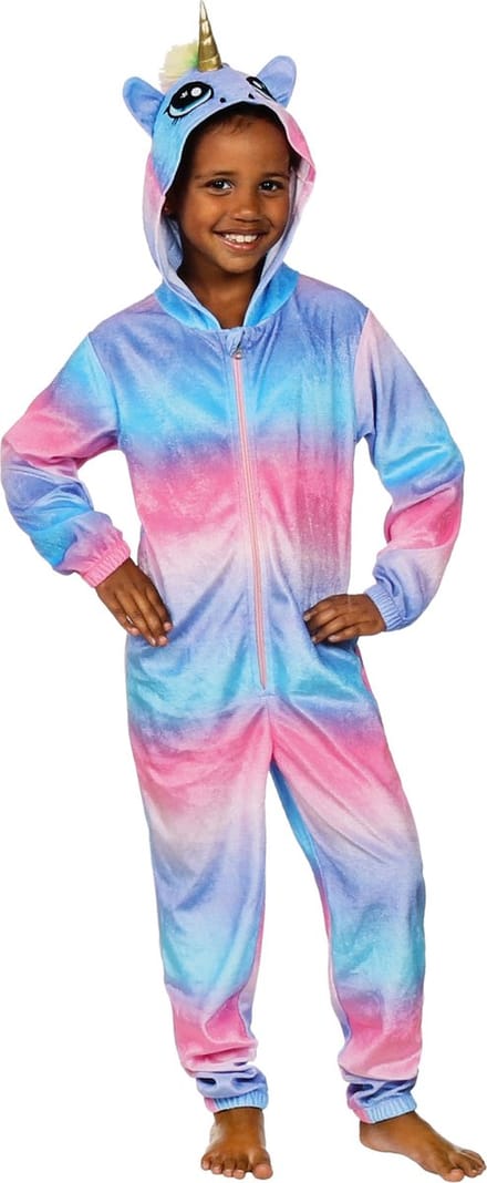 Eenhoorn Kostuum, Kinderkleding, Kinder Onesie met Capuchon.