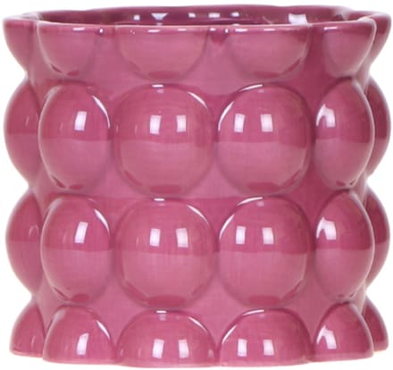 Kolibri Home | Cotton Shine sierpot - Purple - Ø12cm