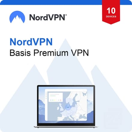 NordVPN Basis Premium VPN 10 Apparaten 2 Jaar