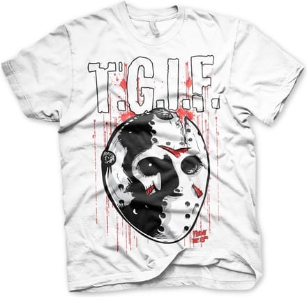 Friday The 13th Heren Tshirt -M- T.G.I.F. Wit