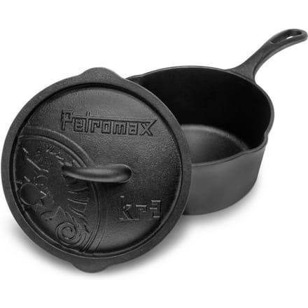 Petromax KR2 Gietijzeren Steelpan met deksel (2 liter)