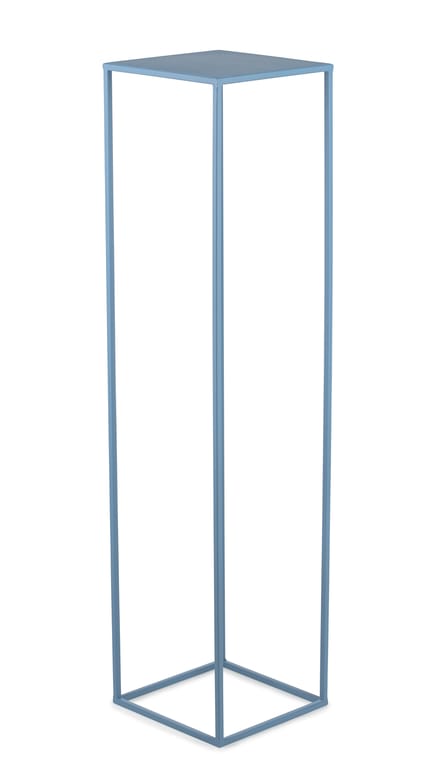 HowHomely - Stalen Plantenstandaard - BLAUW - 100 cm - Minimalistisch Design