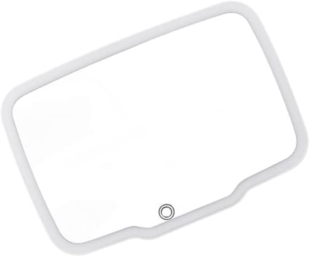 Auto Make-up Spiegel - Vizier Spiegel - Make-up Aanbrengen - Duidelijk Beeld - 17.7x12.3cm - Wit