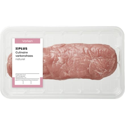 Culinaire varkenshaas naturel