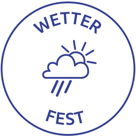 Raamhartje waarschuwingsstickers, zelfklevend, zwart