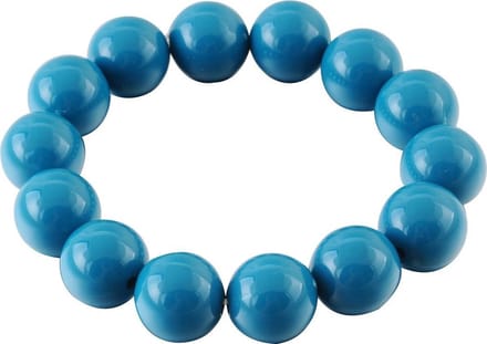 Behave - Rekarmband met turquoise bollen - speels accent zomerlook