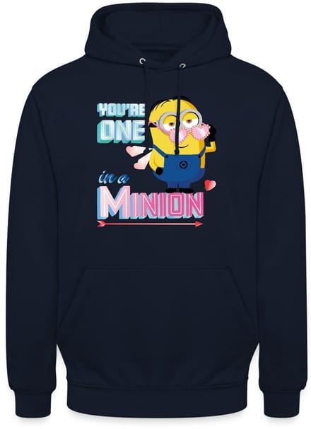 Minions Dave Youre One In A Minion Grappig Ontwerp Hoodie Unisex