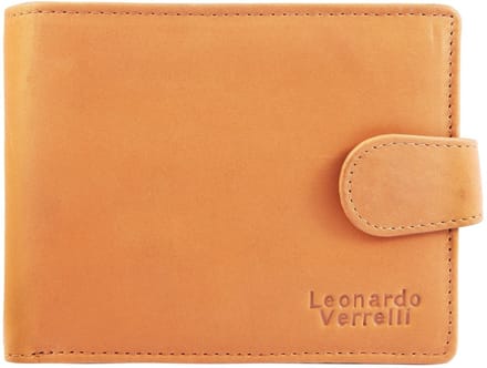 Leonardo Verrelli Herenportemonnee horizontaal echt leer LV0069, duurzaam