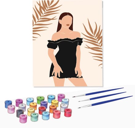 Rubye® Schilderen Op Nummer - Model - Volwassenen & Kinderen - 50x40cm