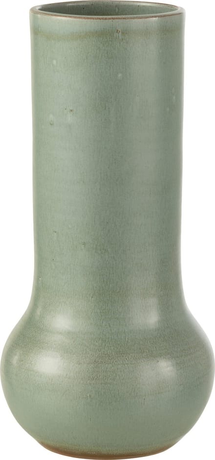 J-Line vaas Organic - keramiek - grijsblauw - 40 cm hoog