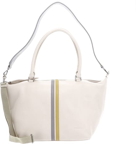 FREDsBRUDER Leren Shopper Schoudertas Summer Rally Drift Beige