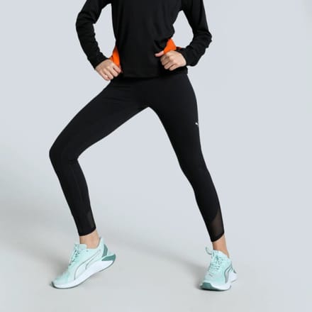 Puma Cloudspun Soft Mesh 7/8 Leggings Zwart S Vrouw