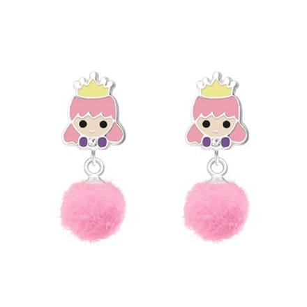 Oorknopjes-princes pompom