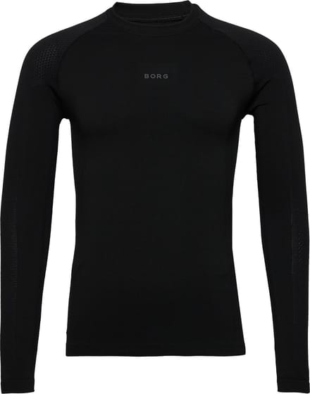 Björn Borg running seamless ls T-shirt - zwart
