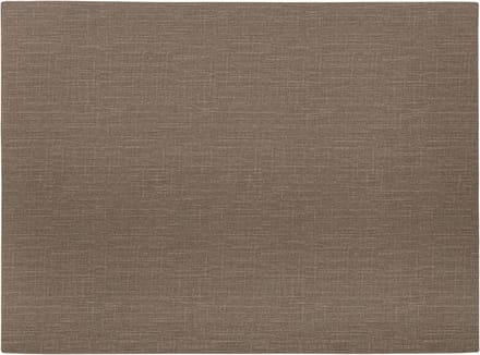 Mesapiu Placemat Canvaslook - Rechthoek - 33 x 45 cm - Dark Taupe - Set van 4