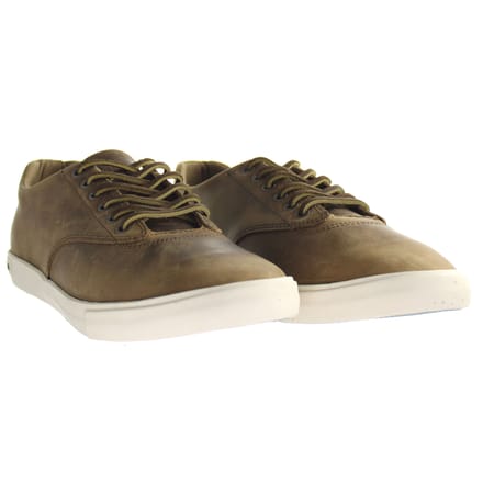 Seavees Hermosa Sneaker Wintertide Elmwood Geolied Ruig Leer Bruin Herenschoenen