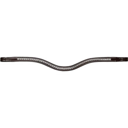Dy'on - Silver Clincher V-Shaped Browband Hunter - Brown - Maat Full